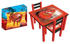 Kindertafel met 2 stoeltjes Cars