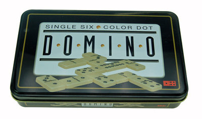 Domino in blik