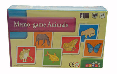 Spel memo dieren