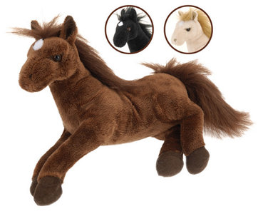 Pluche paard 24 cm