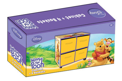 Opbergmeubel Winnie the Pooh 4 laden