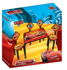 Tafel met 4 stoeltjes Cars