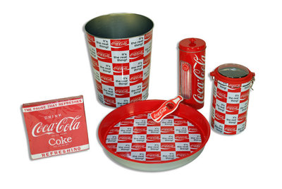 Coca Cola set rood