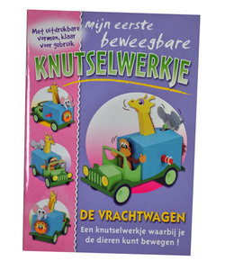 Mijn eerste beweegbare knutselboekje-de Vrachtwagen