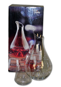 Cozy, trendy decanteerset, 5-delig