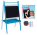 Schoolbord in roze of blauw_