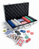 Big Poker set zilverkleurig_